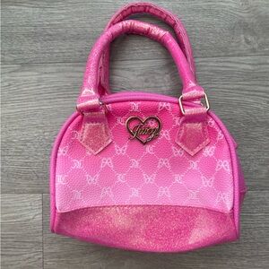Juicy Couture Girls Kids Purse Pink Small Mini Handles